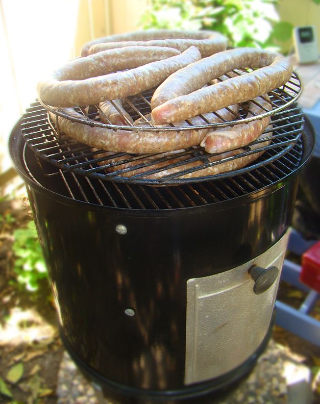 First GO at Smoked Kielbasa MANY Photos...
